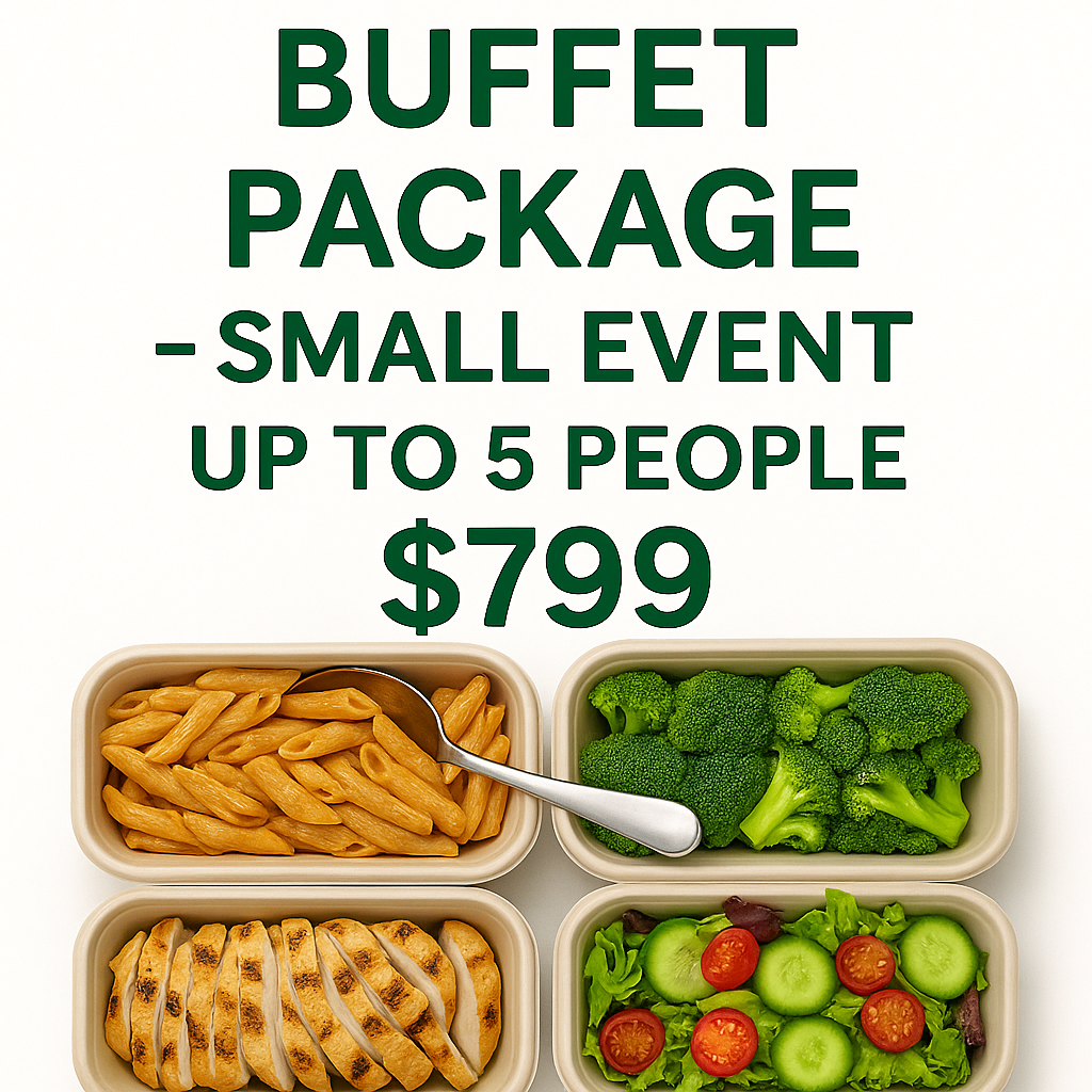 Buffet Package – Small Event (up to 5 people)